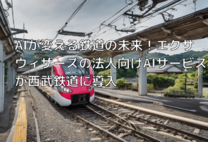 AIが変える鉄道の未来！エクサウィザーズの法人向けAIサービスが西武鉄道に導入