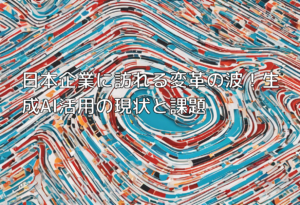 日本企業に訪れる変革の波！生成AI活用の現状と課題