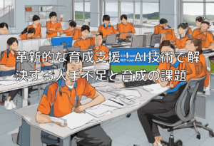 革新的な育成支援！AI技術で解決する人手不足と育成の課題