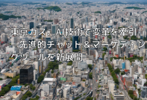 東京ガス、AI技術で変革を牽引—先進的チャット＆マーケティングツールを新展開