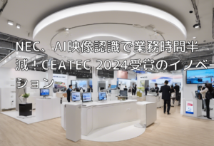 NEC、AI映像認識で業務時間半減！CEATEC 2024受賞のイノベーション