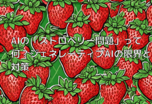 AIの「ストロベリー問題」って何？ジェネレーティブAIの限界と対策