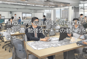 浜松いわた信用金庫、AIで業務革新へ！勉強会で未来の働き方を探る