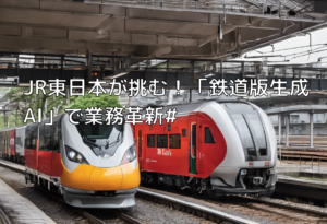 JR東日本が挑む！「鉄道版生成AI」で業務革新#