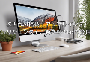 次世代AI搭載「アップルインテリジェンス」、新たなiMacも登場