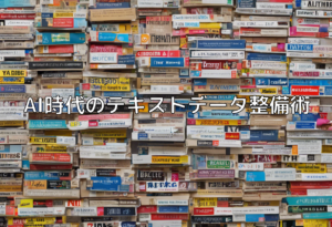 AI時代のテキストデータ整備術