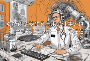 AI技術で変わる未来の仕事とは？「生成AIパスポート」で先を行く