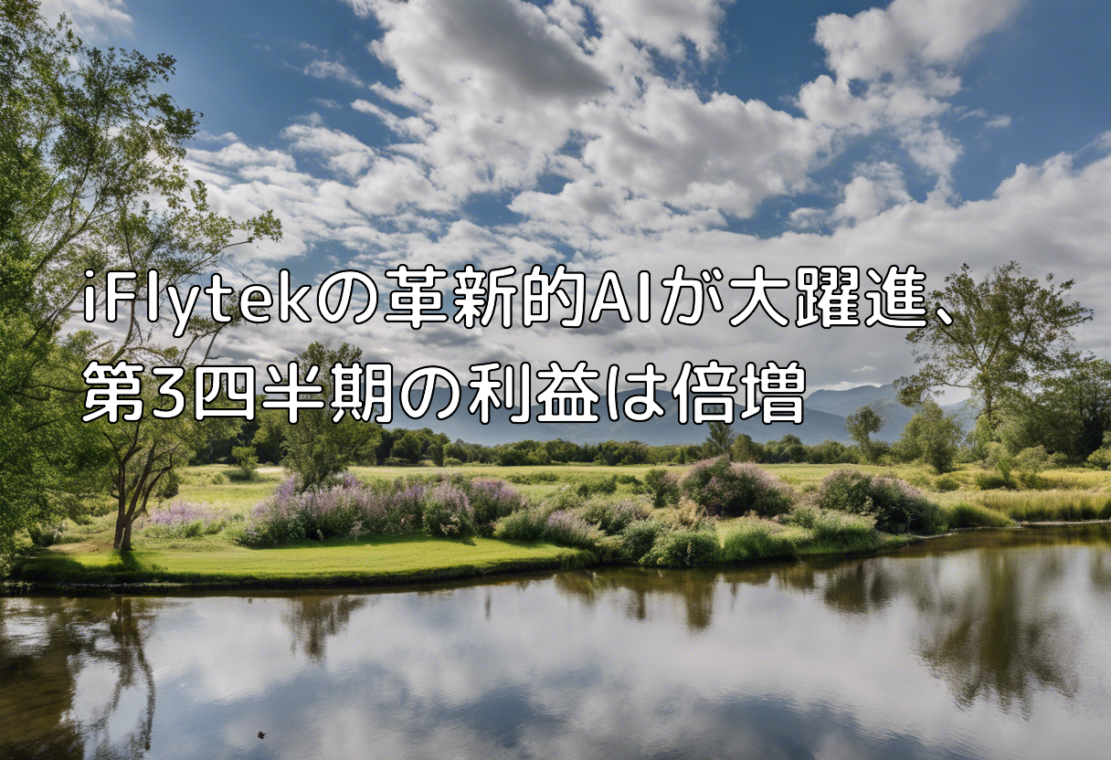 iFlytekの革新的AIが大躍進、第3四半期の利益は倍増