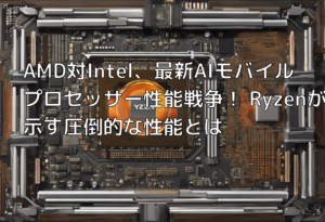 AMD対Intel、最新AIモバイルプロセッサー性能戦争！ Ryzenが示す圧倒的な性能とは