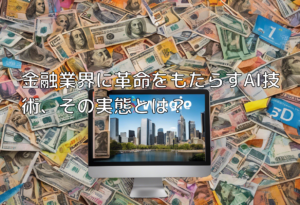 金融業界に革命をもたらすAI技術、その実態とは？