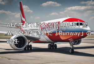 AIで生まれ変わる動画制作！驚異の発展を遂げた「Runway」の可能性