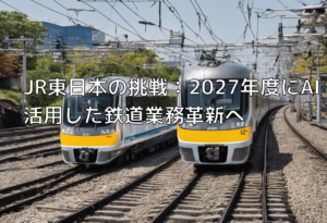 JR東日本の挑戦：2027年度にAI活用した鉄道業務革新へ