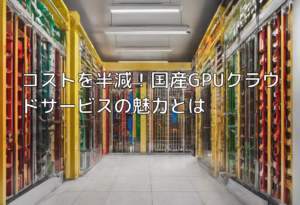 コストを半減！国産GPUクラウドサービスの魅力とは