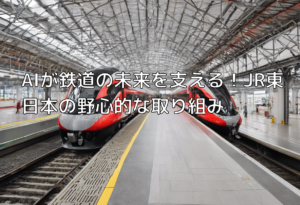 AIが鉄道の未来を支える！JR東日本の野心的な取り組み