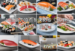 AI技術の頂点を決める「SUSHI HACKATHON」開催！