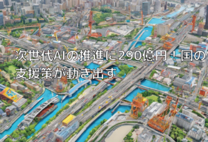 次世代AIの推進に290億円！国の支援策が動き出す