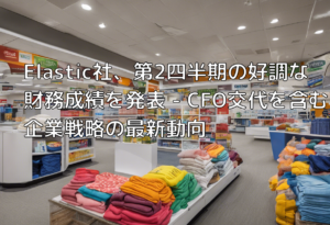 Elastic社、第2四半期の好調な財務成績を発表 – CFO交代を含む企業戦略の最新動向