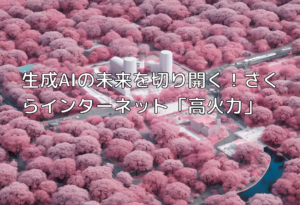 生成AIの未来を切り開く！さくらインターネット「高火力」