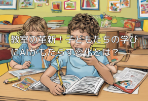 教室の革新！子どもたちの学びにAIがもたらす変化とは？