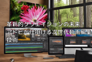 革新的クリエイションの未来！アドビが仕掛ける次世代動画編集技術