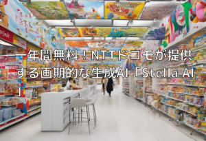 一年間無料！NTTドコモが提供する画期的な生成AI「Stella AI」