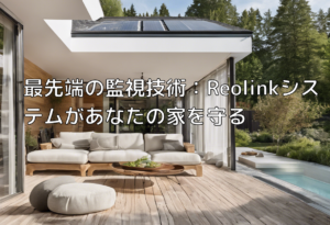 最先端の監視技術：Reolinkシステムがあなたの家を守る