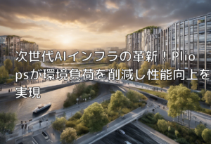 次世代AIインフラの革新！Pliopsが環境負荷を削減し性能向上を実現