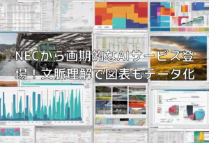 NECから画期的なAIサービス登場！文脈理解で図表もデータ化