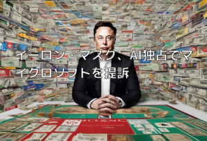 イーロン・マスク、AI独占でマイクロソフトを提訴