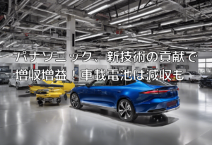 パナソニック、新技術の貢献で増収増益！車載電池は減収も