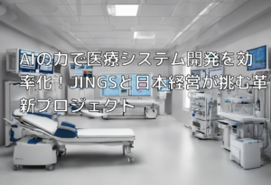 AIの力で医療システム開発を効率化！JINGSと日本経営が挑む革新プロジェクト