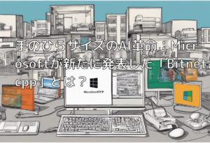 手のひらサイズのAI革命：Microsoftが新たに発表した「Bitnet.cpp」とは？