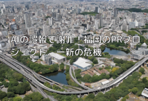 AIの誤報で謝罪！福岡のPRプロジェクト、一新の危機