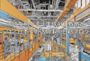 AWSが明かす「生成AI」戦略とは？日本での活用事例と新プログラム