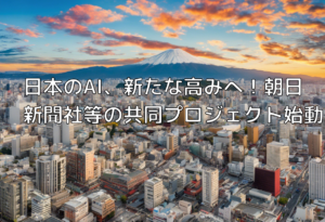 日本のAI、新たな高みへ！朝日新聞社等の共同プロジェクト始動