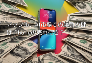 アップル、AI市場での勝負の鍵はiPhoneの売れ行き？