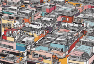日本企業、AI導入に遅れ？ 民間調査が示す現実