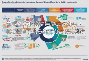 生成AIの投資は無駄じゃない！ IDC調査で明らかになった実態とROI