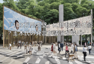 「103万円の壁」に潜む政治の影？玉木氏の発言が議論を呼ぶ