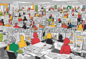 2025年1月から変わる！Chat GPTの料金体系と消費税の適用について