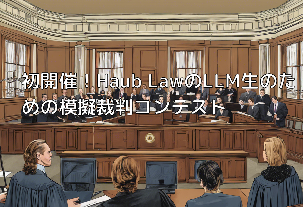 初開催！Haub LawのLLM生のための模擬裁判コンテスト