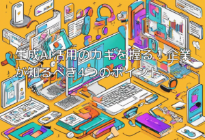 生成AI活用のカギを握る！企業が知るべき4つのポイント