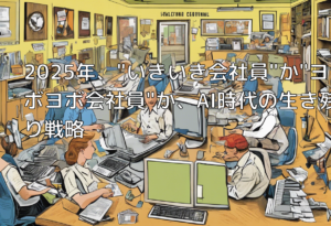 2025年、”いきいき会社員”か”ヨボヨボ会社員”か、AI時代の生き残り戦略