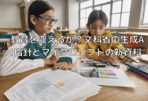 教育を変えるか？文科省の生成AI指針とマイクロソフトの新資料