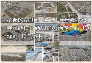 革新的AI「Grok 2」が無料で体験可能に！新登場の画像生成「Aurora」にも注目