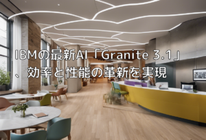 IBMの最新AI「Granite 3.1」、効率と性能の革新を実現