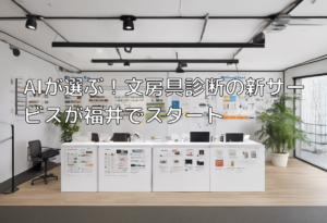 AIが選ぶ！文房具診断の新サービスが福井でスタート