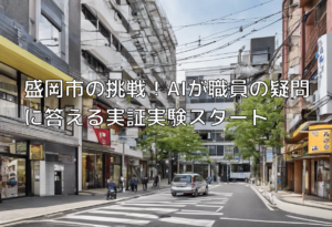 盛岡市の挑戦！AIが職員の疑問に答える実証実験スタート