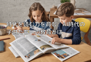 時代を読む力を育む、AI時代の子供たちへの教育とは