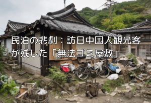 民泊の悲劇：訪日中国人観光客が残した「無法ゴミ屋敷」